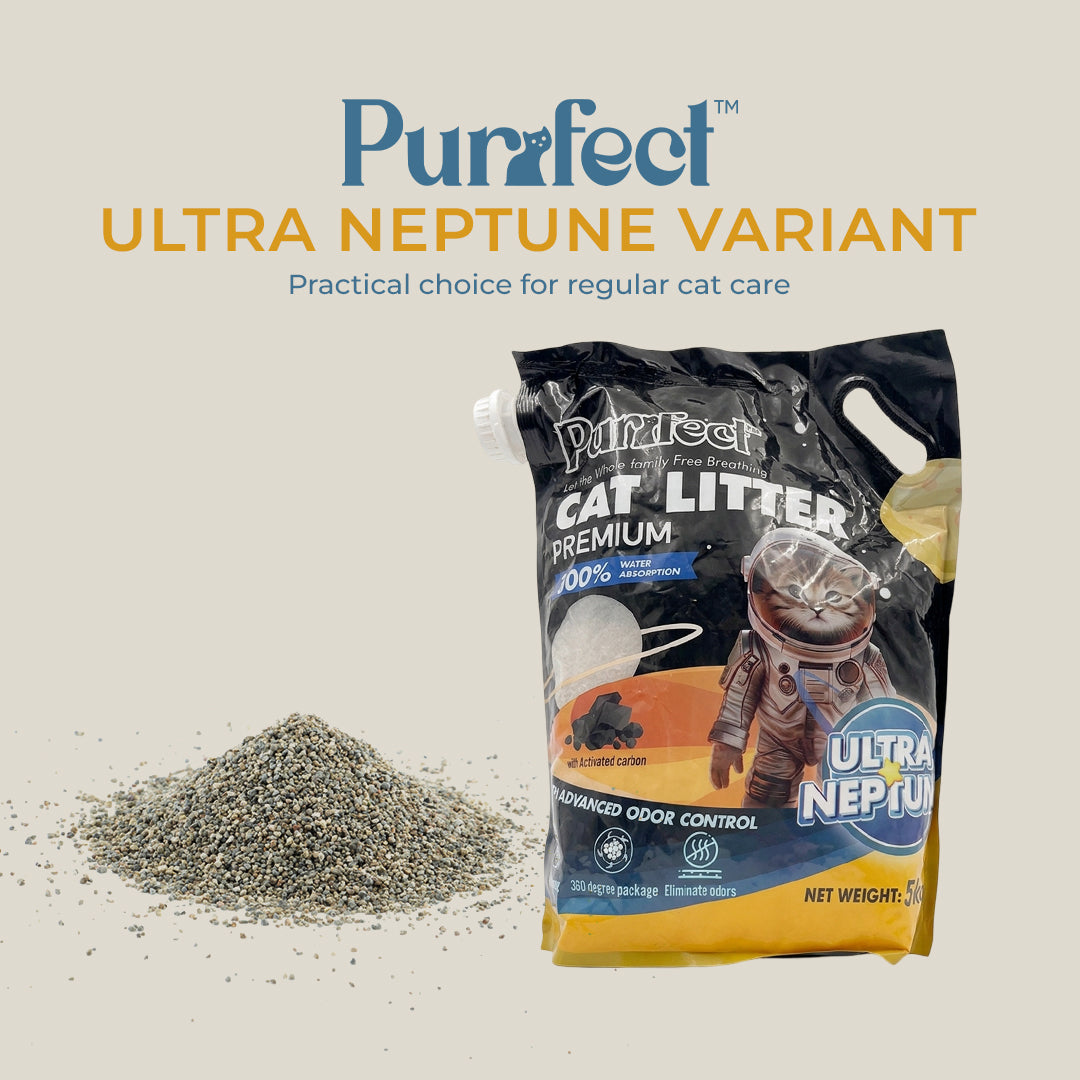 Purrfect Premium Cat Litter – Ultra Neptune with Activated Carbon | 5kg