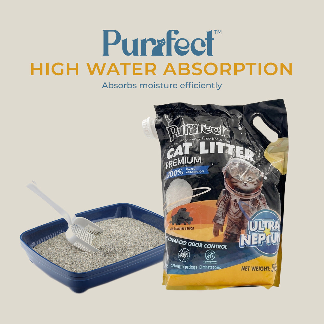 Purrfect Premium Cat Litter – Ultra Neptune with Activated Carbon | 5kg