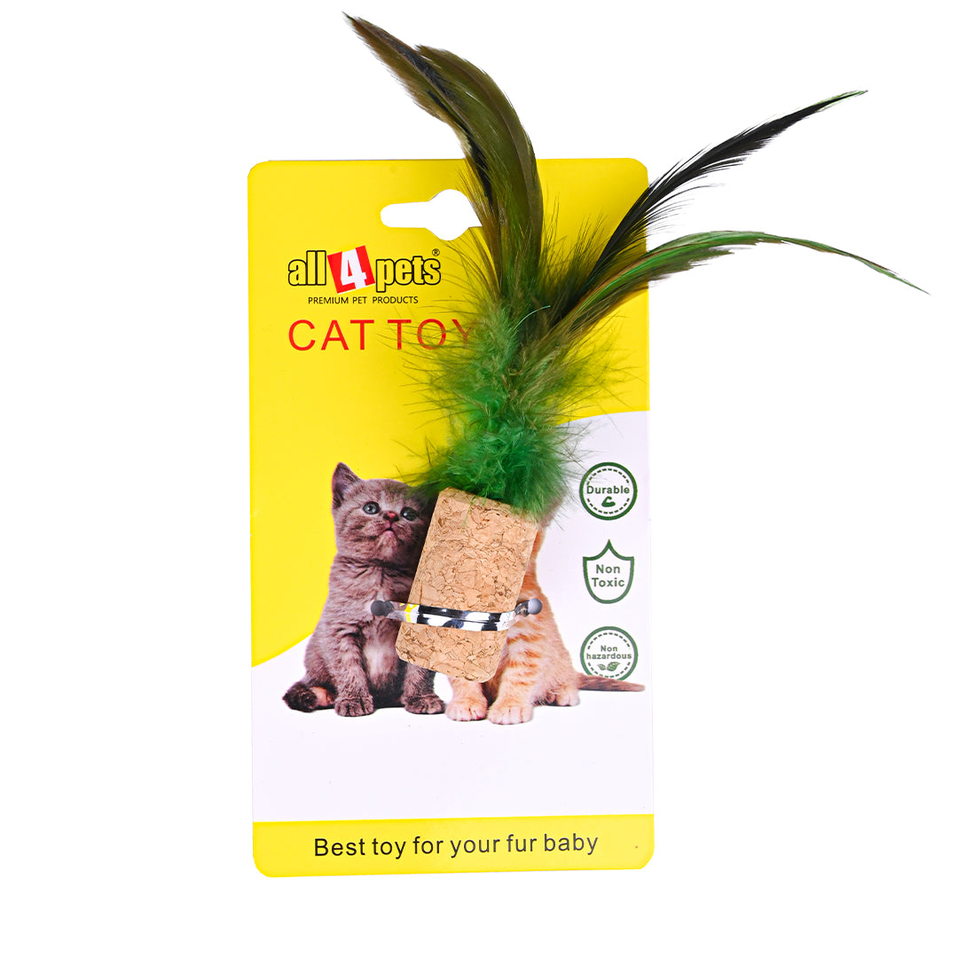 Cat Toy with Feathers