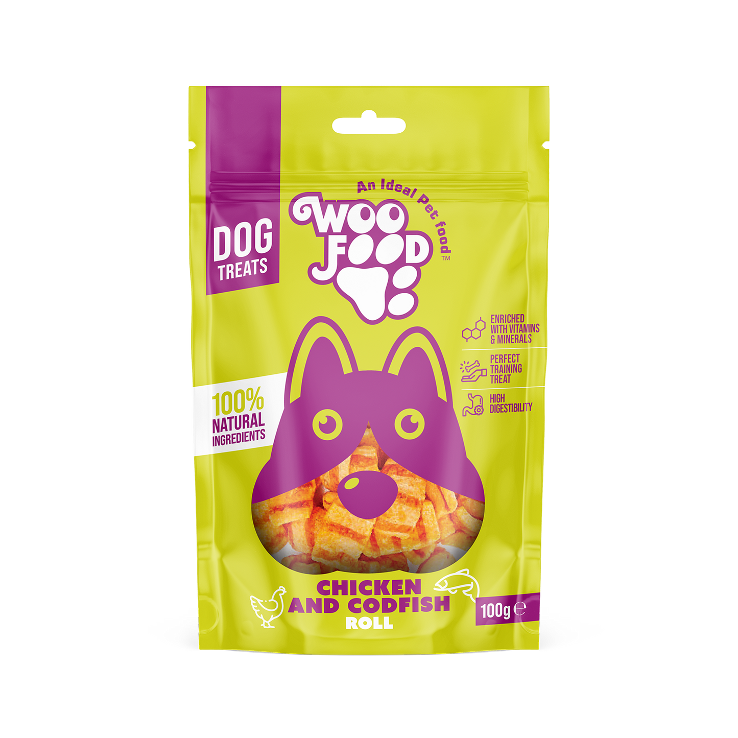 Woofood Imported Treats for Dogs-100gm