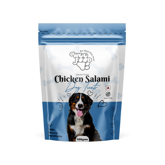 WooFood Chicken Salami Dog Treats -100gm