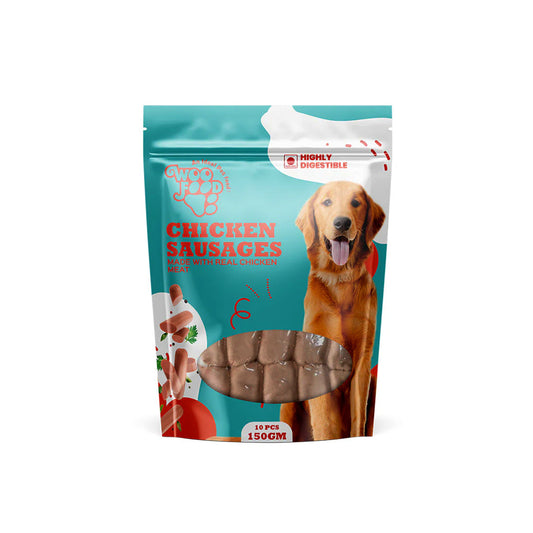 Chicken Sausages for Dogs: 150g