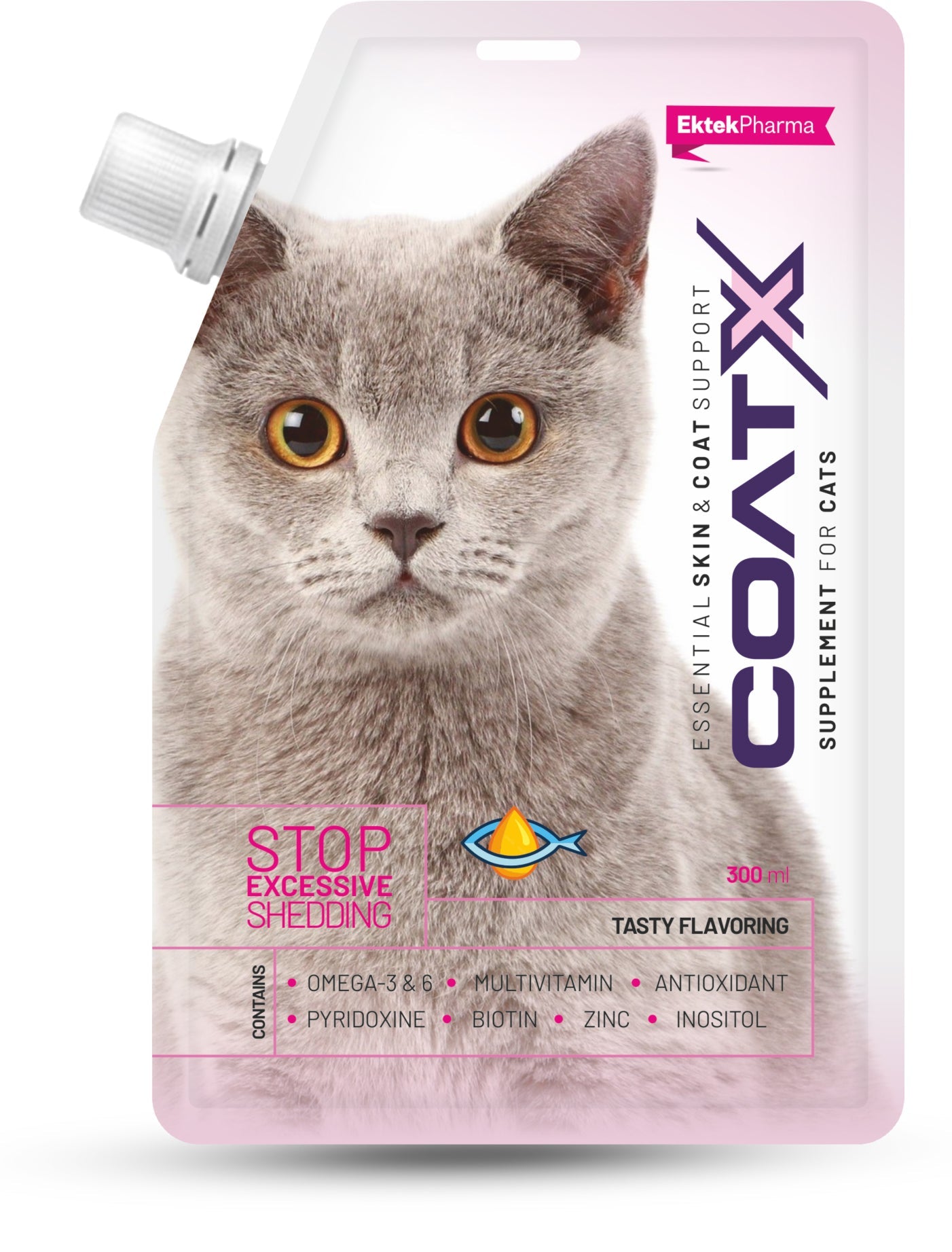 CoatX Supplement for Cats- 300ml