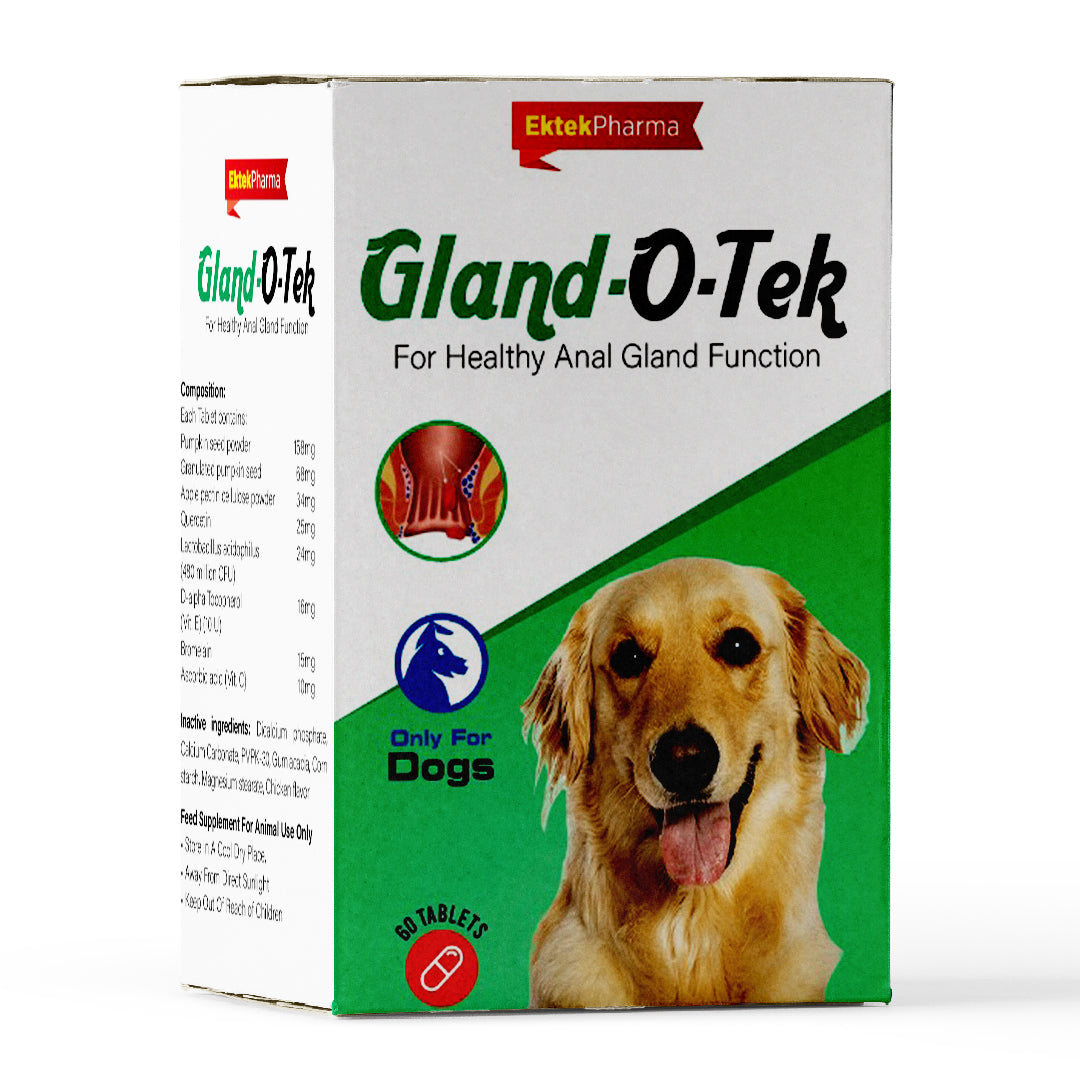 Gland-O-Tek Anal Gland Support Tablets for Dogs