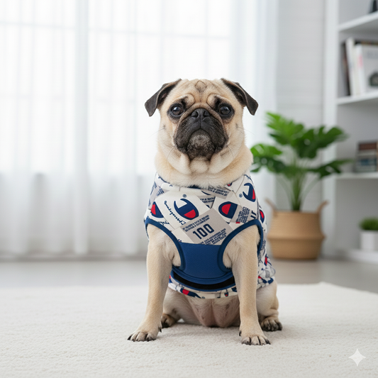 dog_wearing_blue_dual-layer_winter_dog_coat_outdoors