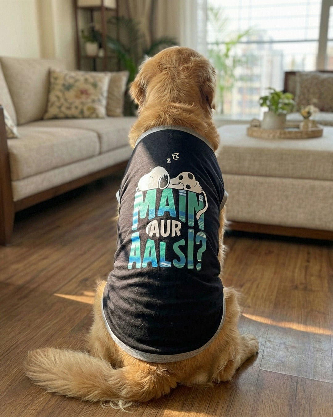 dog wearing summer Printed Summer T-Shirt