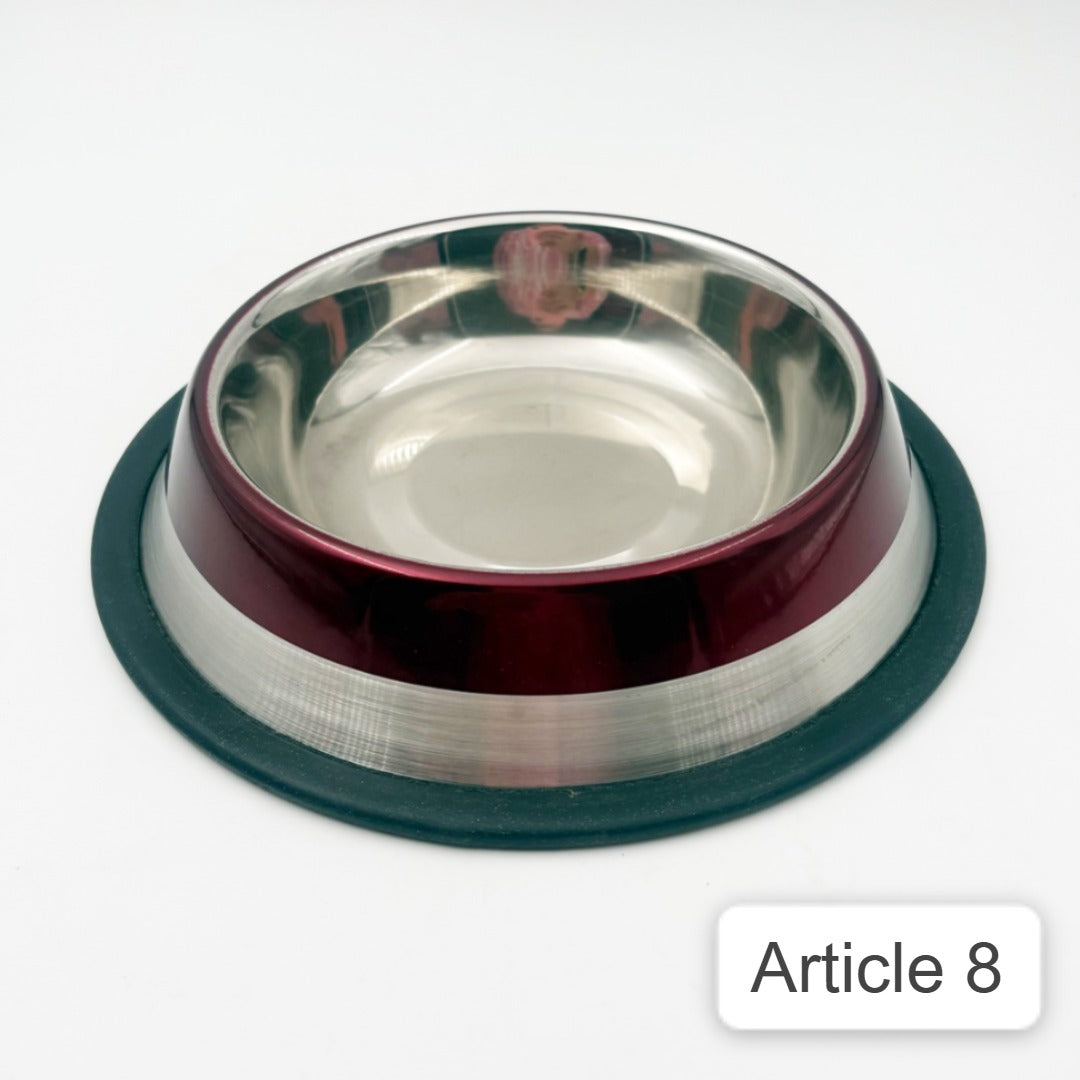 brown Printed Pet Bowls