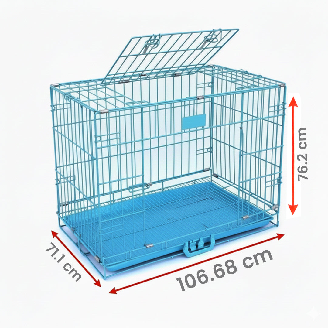 heavy duty XL wire dog crate 106 cm