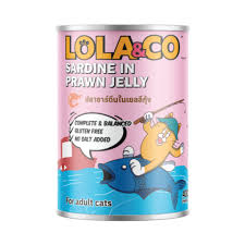 Lola & Co Cat Can Sardine  in Prawn Jelly 400g