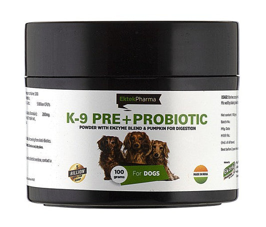 All4pets K-9 Pre+ Probiotics Powder-100g (A Microbiome Therapy)