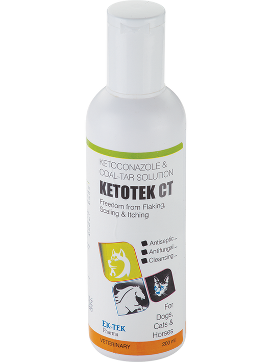 KETOTEK CT DOG SHAMPOO 200ML (For Flaking, Scaling &amp; itching)