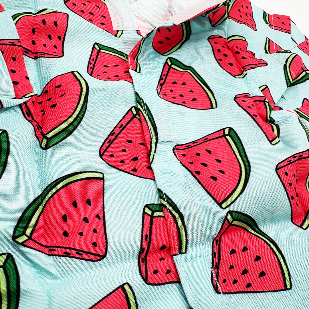 melon print dog shirt for small dogs