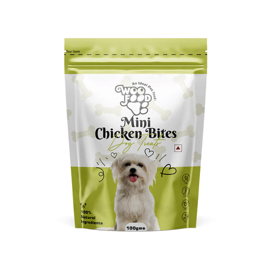WooFood Mini Chicken Bites Dog Treats -100gm