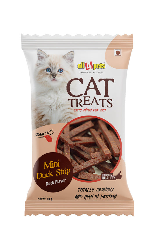 All4pets Mini Duck Strip For Cats 50 Gm (Pack of 2)