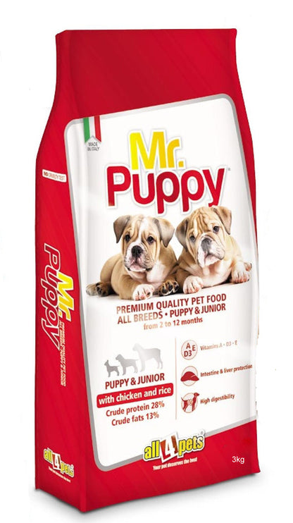 Mr. Puppy With Chicken And Rice Dog Food