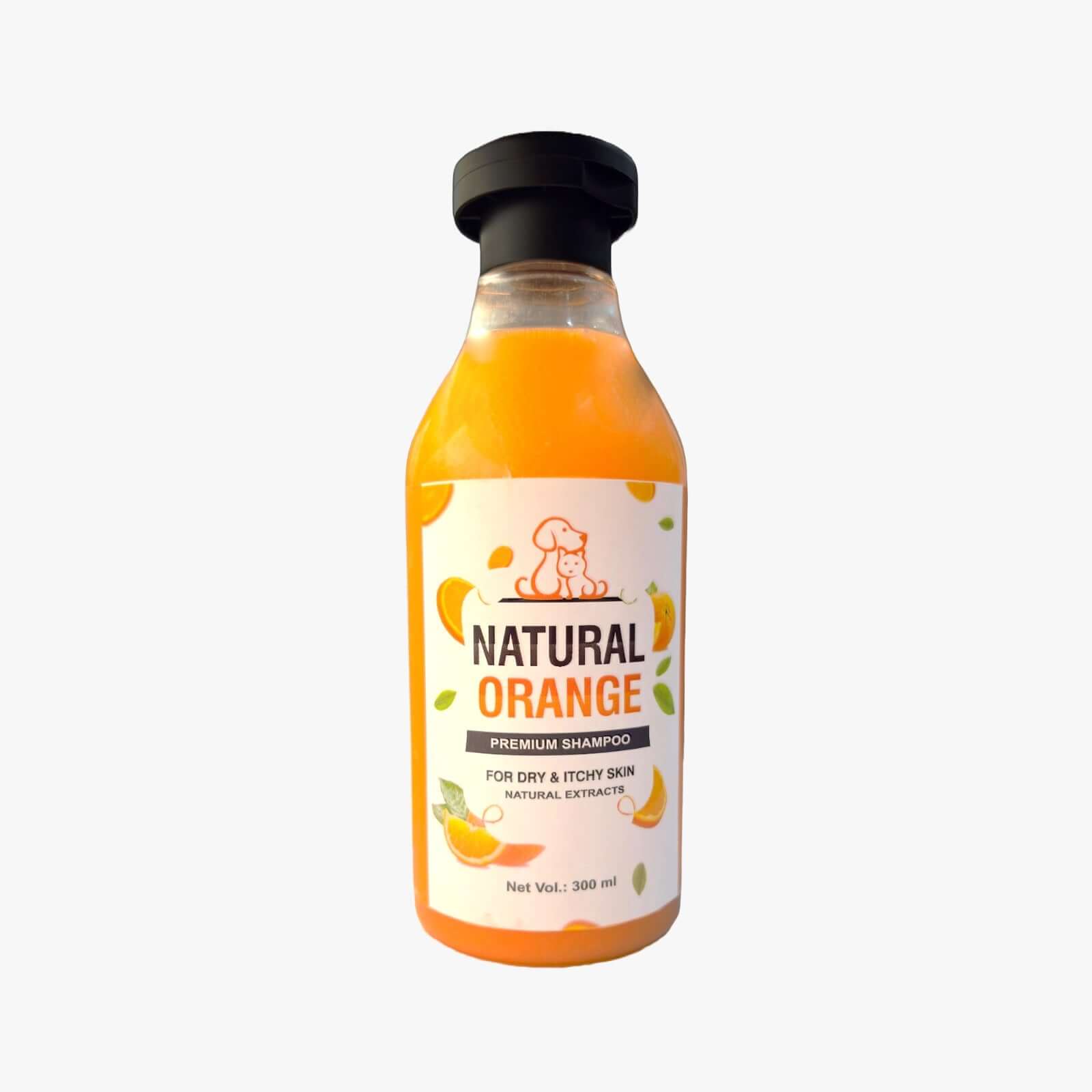 Natural Orange Premium Pet Shampoo for dogs and cats