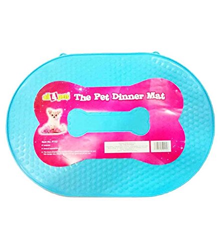 Pet Dinner Mat Silicone Non-Slip (Color may Vary)