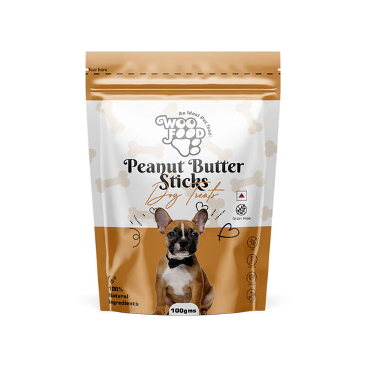 WooFood Peanut Butter Sticks Dog Treats -100gm