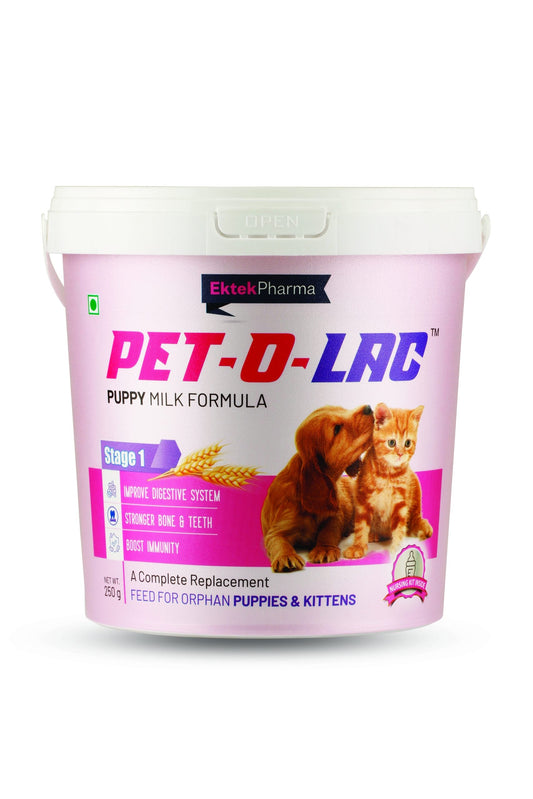 Pet-O-Lac (Stage 1) Puppy Milk Formula 250Gm