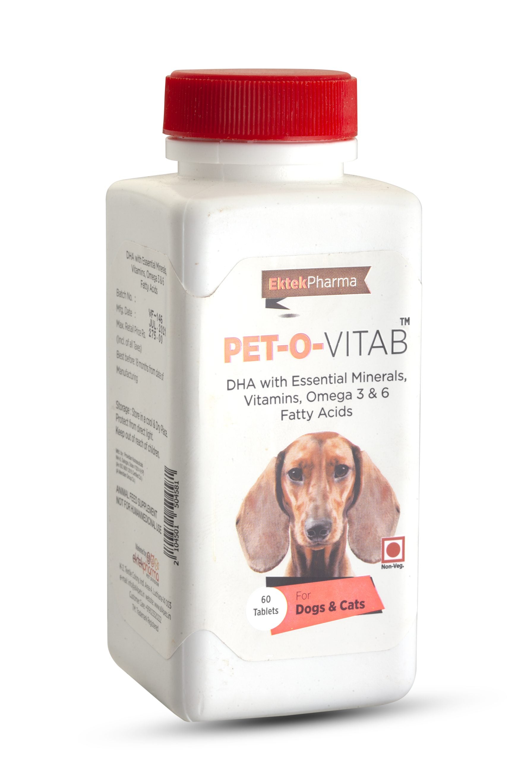 Pet-O-Vitab 60 Tablets