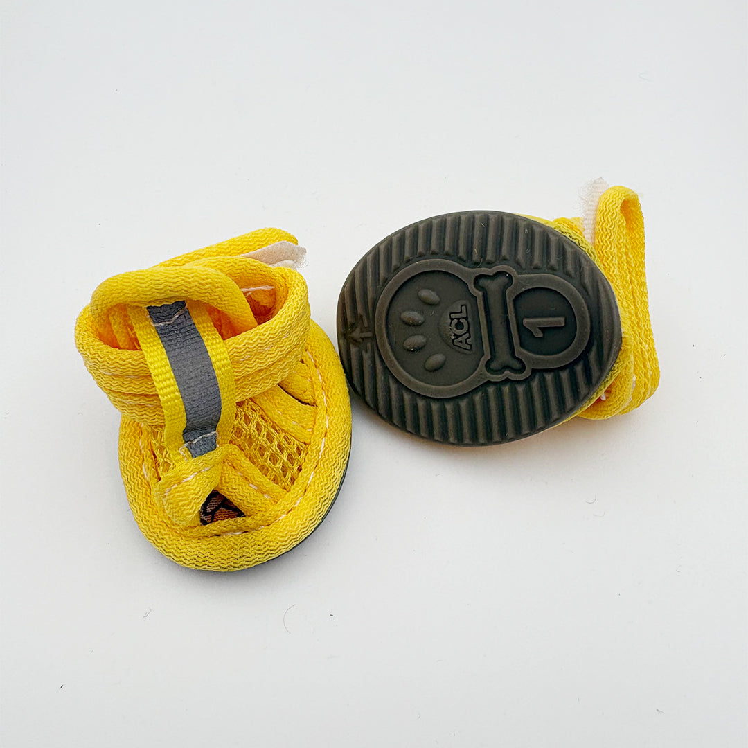 puppy sandals in size 1 yellow