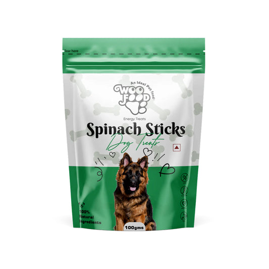 WooFood Spinach Sticks Dog Treats -100gm