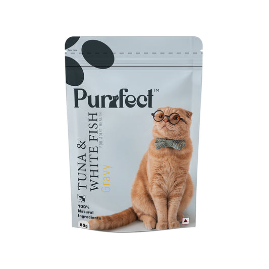 Purrfect Tuna and White Fish Gravy (For Joint Health) - 85g (Pack of 5)