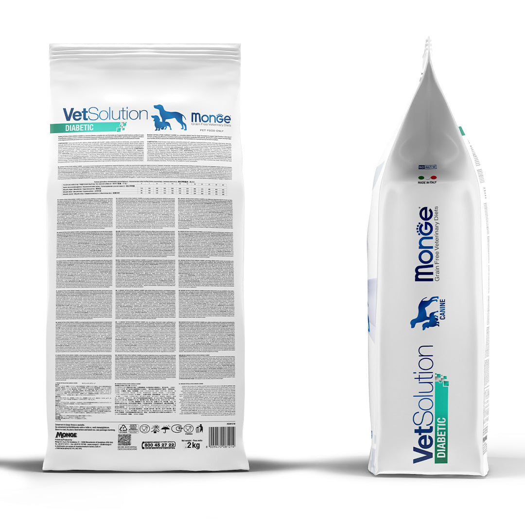 Monge Vet Solution Canine - Diabetic 2kg for Dogs
