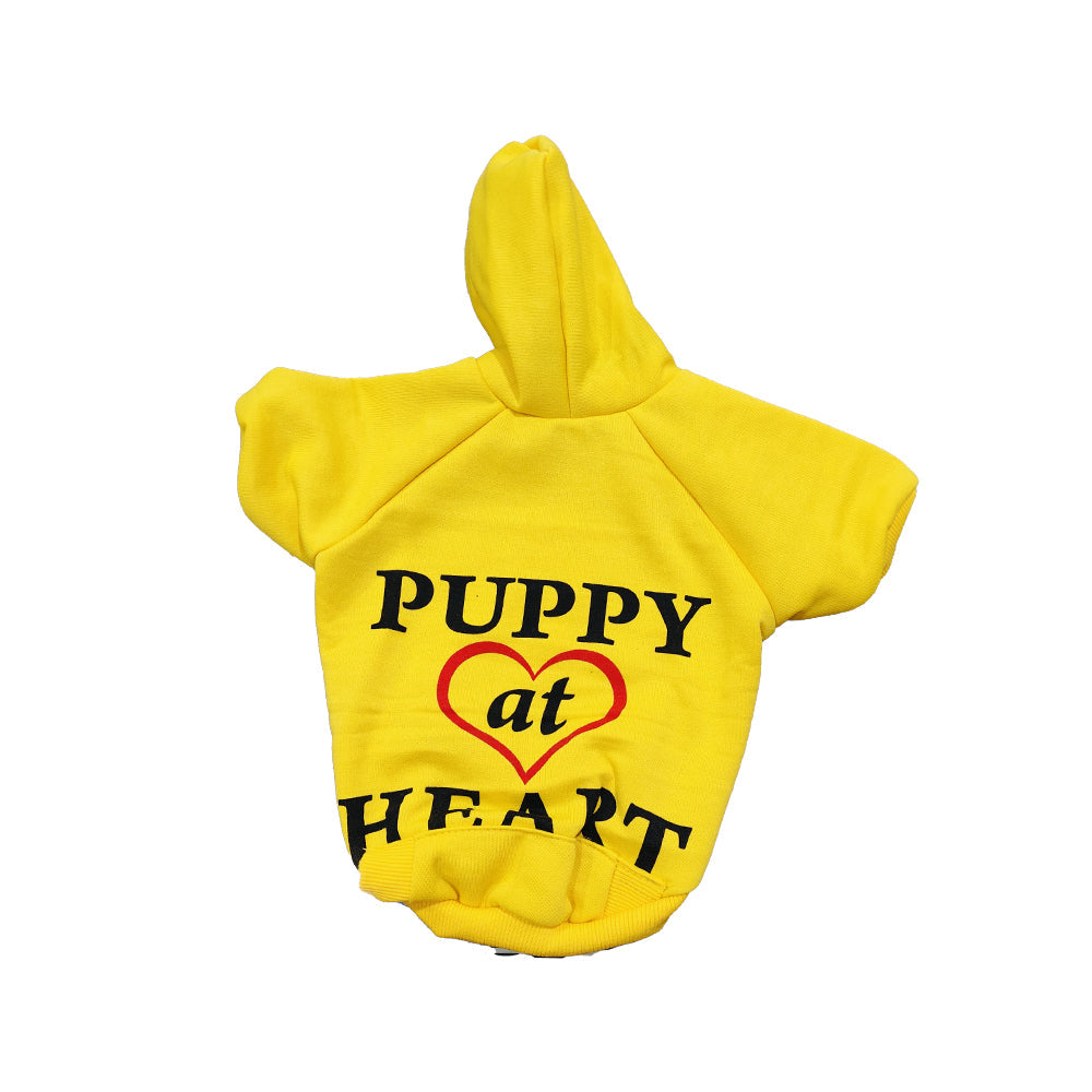 Dog Hoodie with Pocket (Color may vary) Yellow