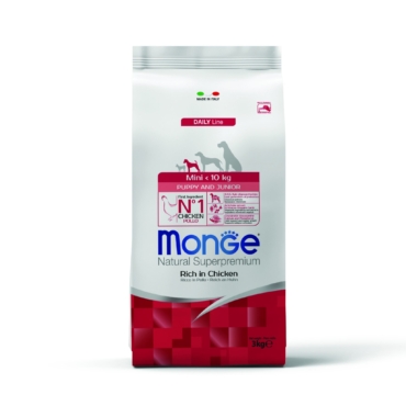 Monge Daily Line Mini Puppy & Junior with chicken 3kg