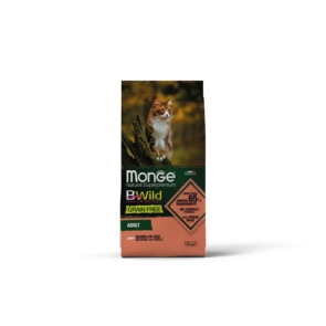 2.B-Wild Grain Free Adult Salmon and Peas for Cats-1.5kg