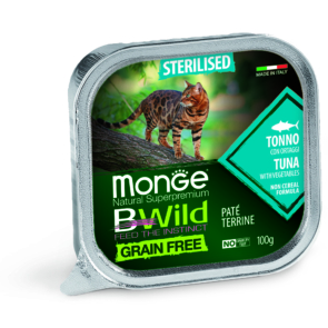 B-Wild-Grain-Free-Pate-Sterlised-Tuna-with-vegetables-for-Cats-100gm