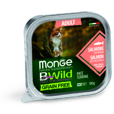 B-Wild-Grain-Free-Pate-Adult-Salmon-with-vegetables-for-Cats-100gm